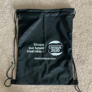 Official 2020 U.S. Census Drawstring Bag
